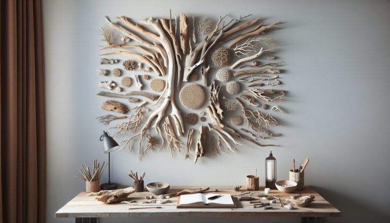 how to make driftwood wall art 1
