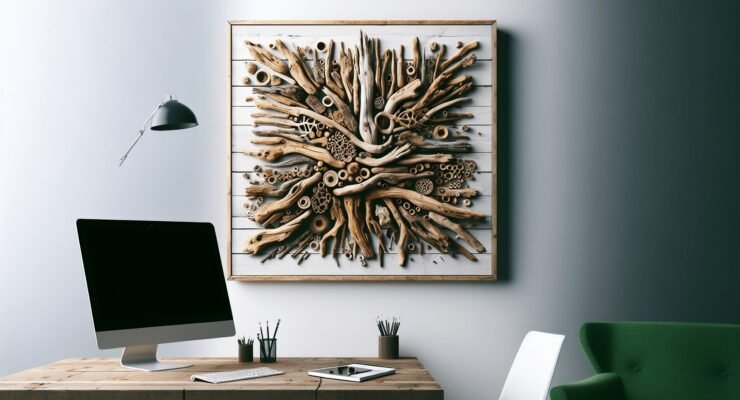 wall art using driftwood 1