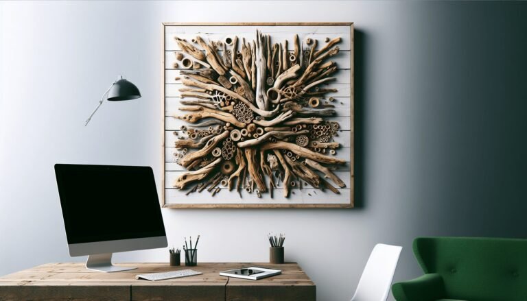 wall art using driftwood 1