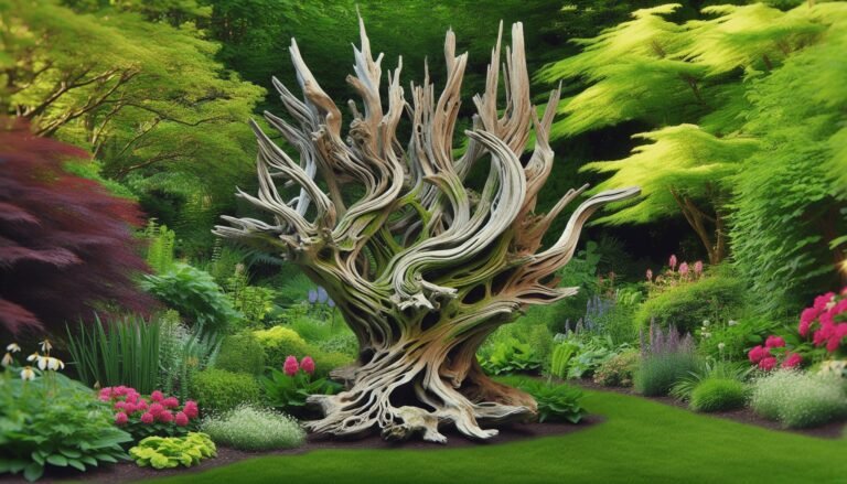 yard art from driftwood 1