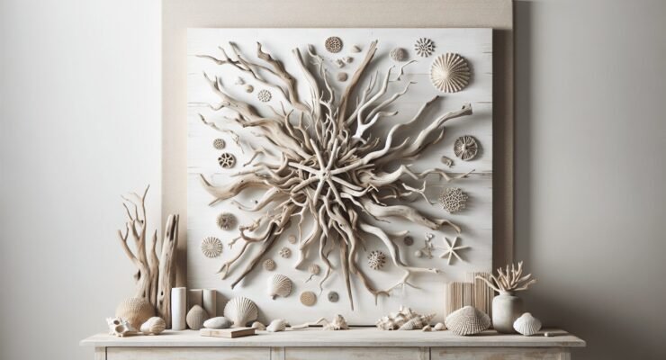 driftwood art ideas wall hangings beach houses
