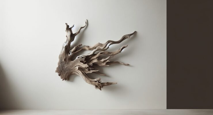 driftwood branch wall art