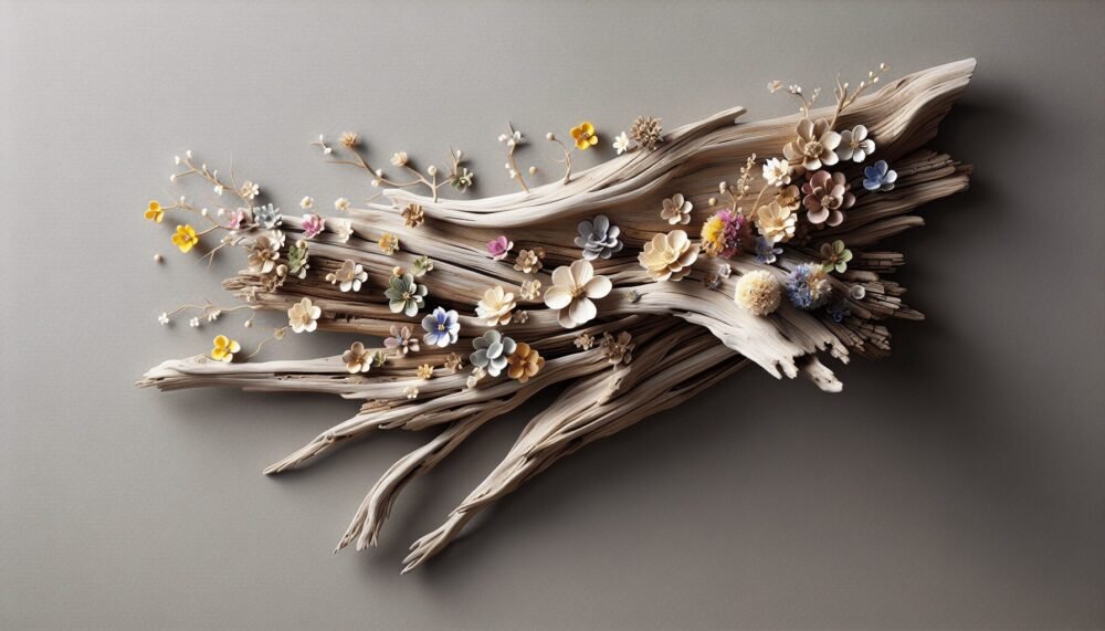 Driftwood Flower Wall Art Driftwood Flower Wall Art