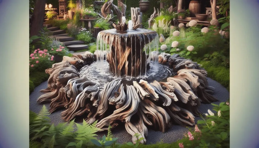 Driftwood Fountain Water Features