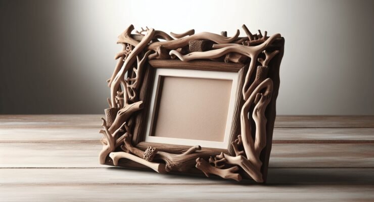 driftwood frame diy 1