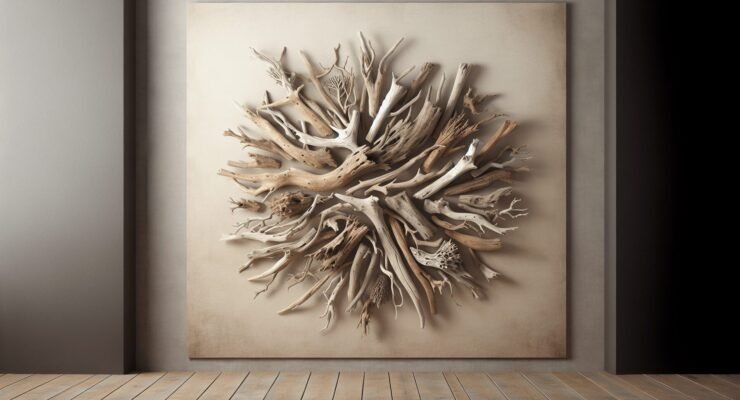 driftwood hanger wall art