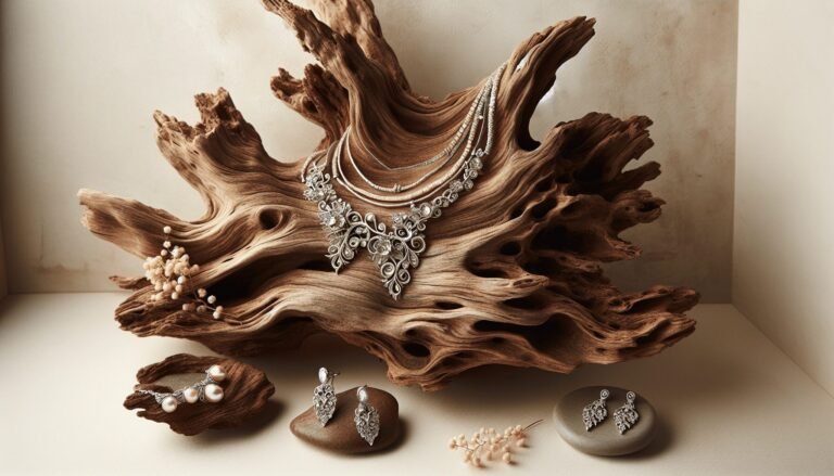 driftwood jewelry display 1