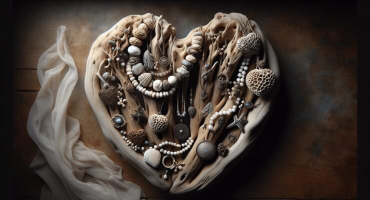 driftwood jewelry display ideas 1