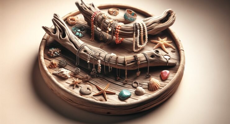 driftwood jewelry holder 1