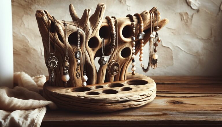 driftwood jewelry holder diy