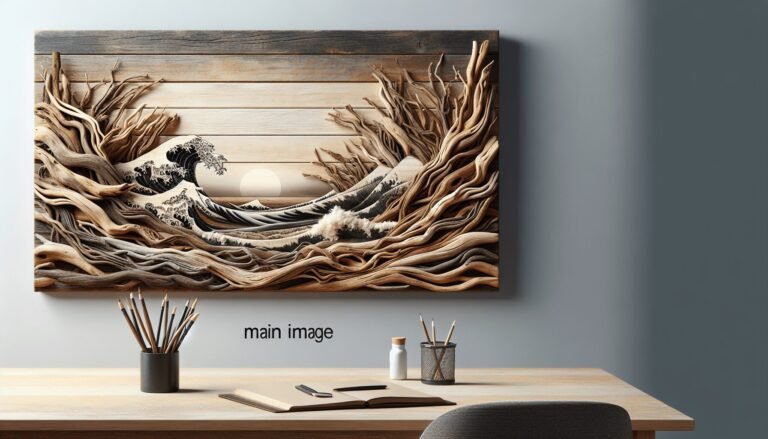 driftwood plank wall art 1