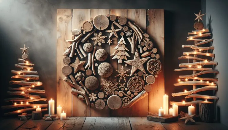 driftwood wall art christmas 1
