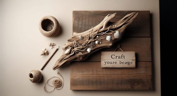 driftwood wall art diy 1