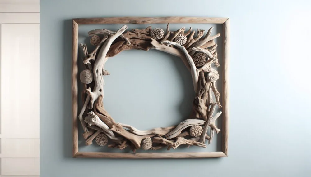 Driftwood Wall Art Hanging Frame Driftwood Wall Art Hanging Frame