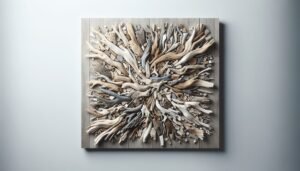driftwood wall art mosaic