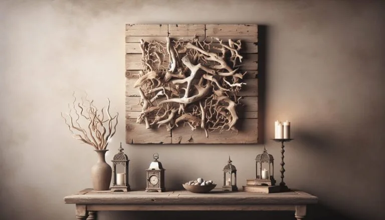 french country driftwood wall art