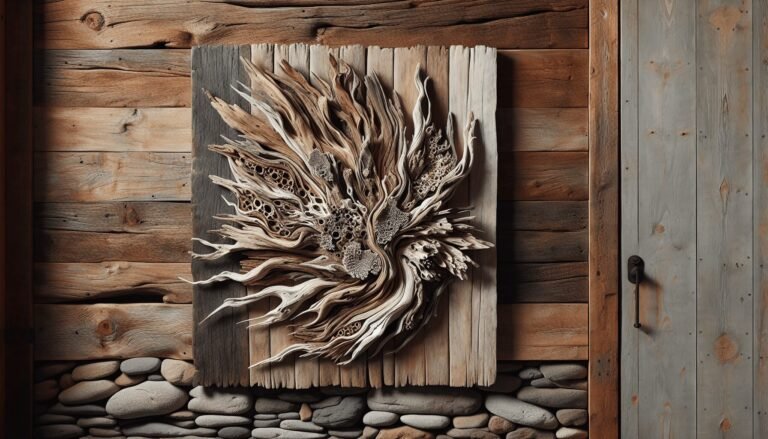 rustic driftwood wall art ideas 1