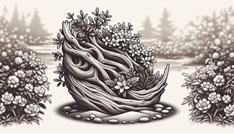 diy driftwood garden art