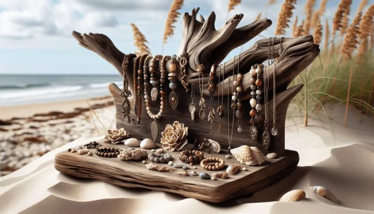 diy driftwood jewelry stand 1