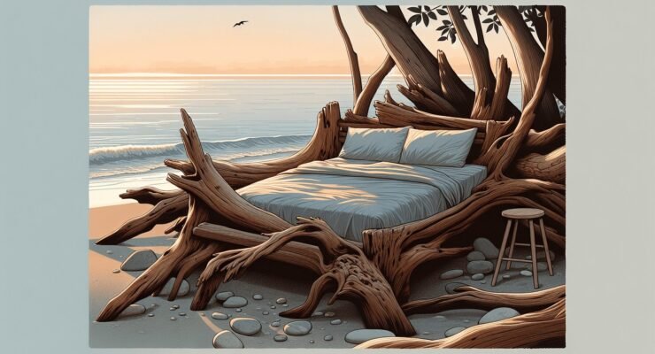 driftwood bed