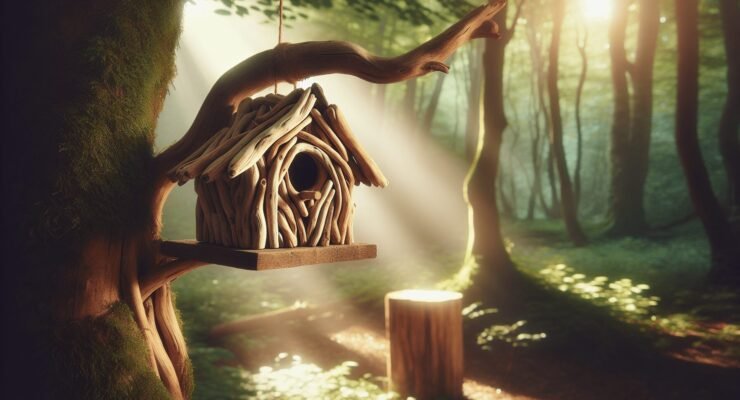 driftwood birdhouse 1