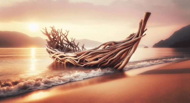 driftwood boat