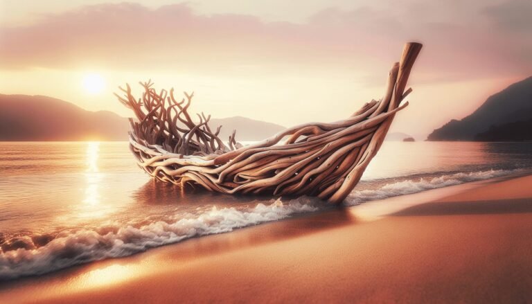 driftwood boat