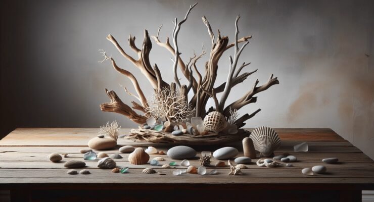 driftwood centerpiece 1