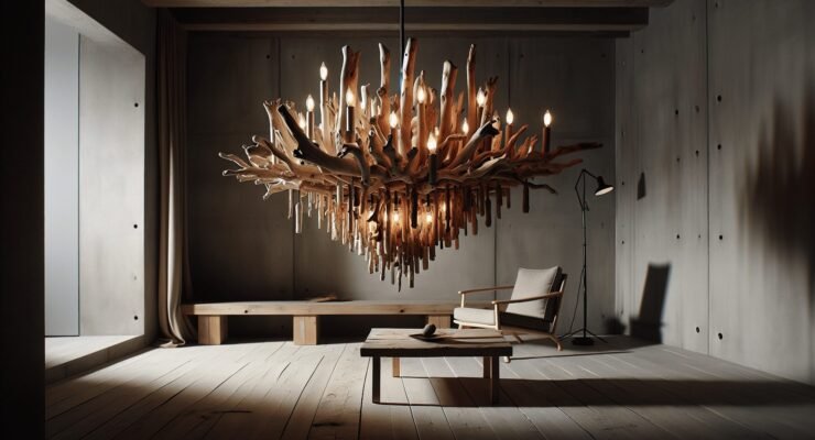 driftwood chandelier