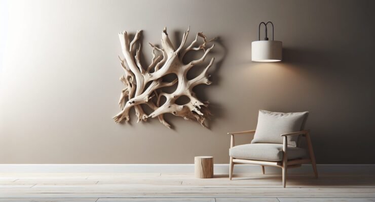 driftwood decor wall