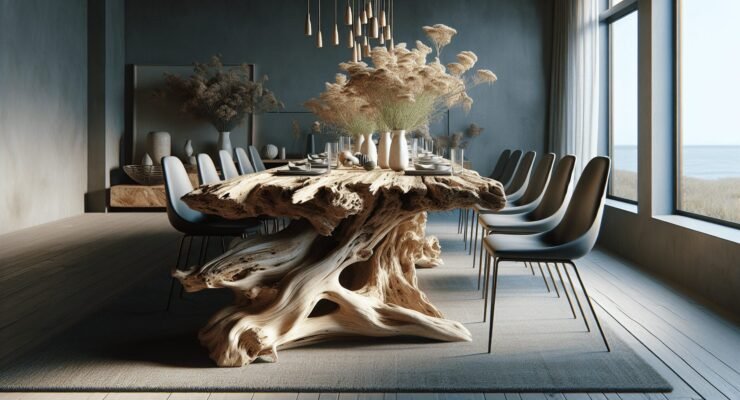 driftwood dining table 1