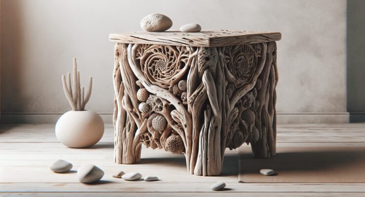 driftwood end table 1