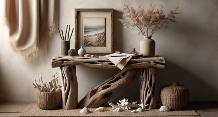 driftwood entry table