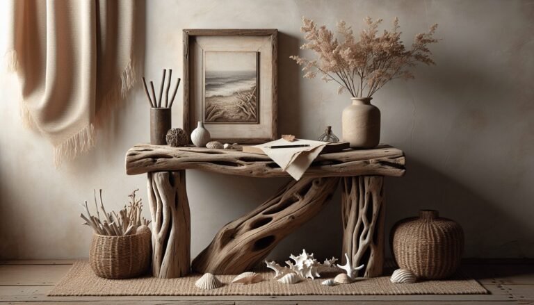 driftwood entry table