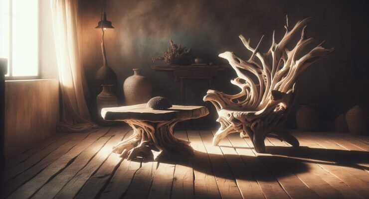 driftwood furniture decor