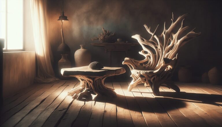 driftwood furniture decor