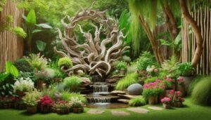 driftwood garden ideas outdoors
