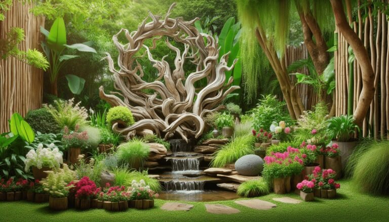 driftwood garden ideas outdoors