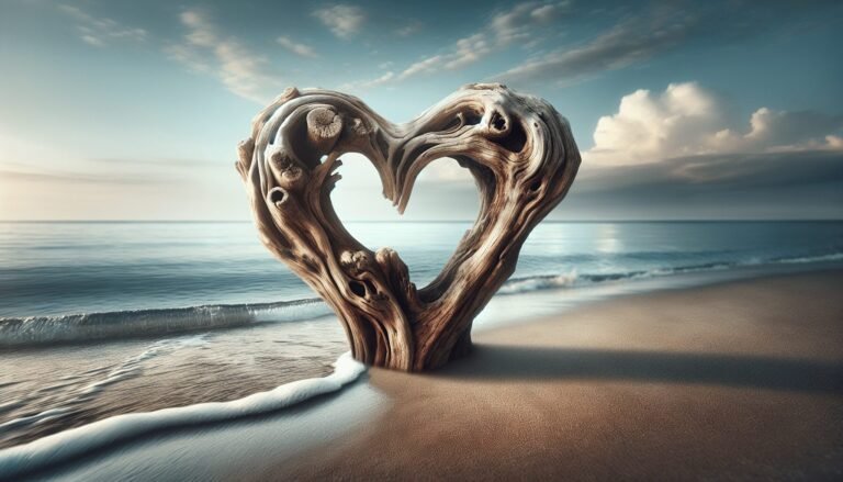 driftwood heart 1