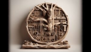 driftwood jewelry display stand