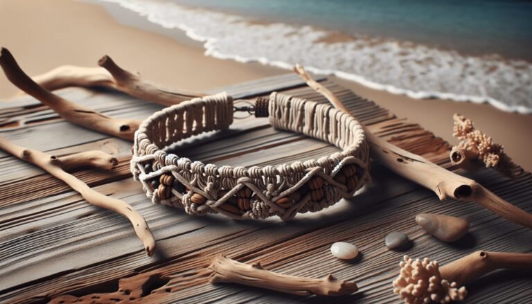 driftwood macrame jewelry