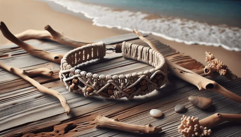 driftwood macrame jewelry