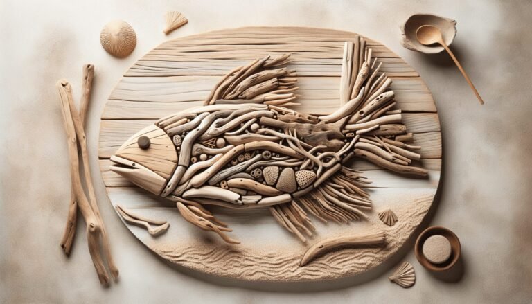 wood fish diy driftwood art