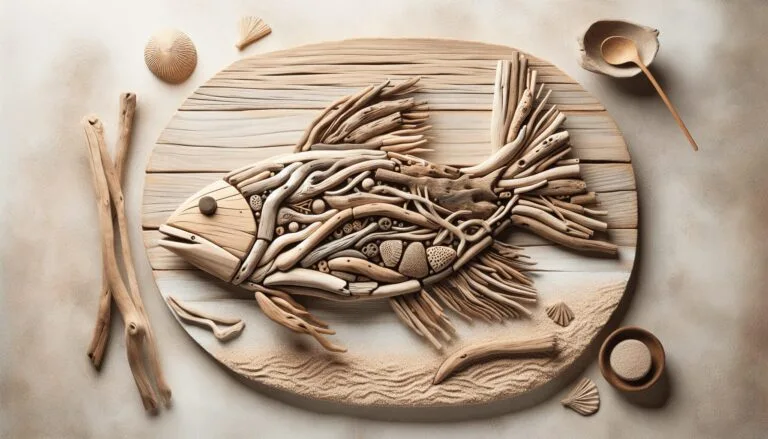 wood fish diy driftwood art