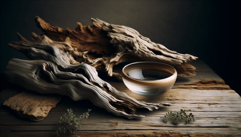 driftwood glass bowl