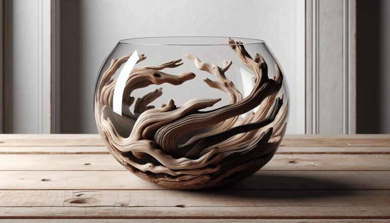 driftwood glass bowl decor 1