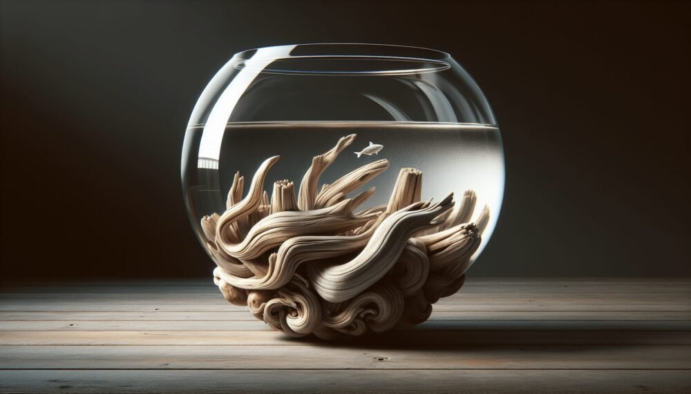 Driftwood Glass Fish Bowl Driftwood Glass Fish Bowl
