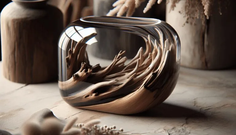 driftwood glass shelf