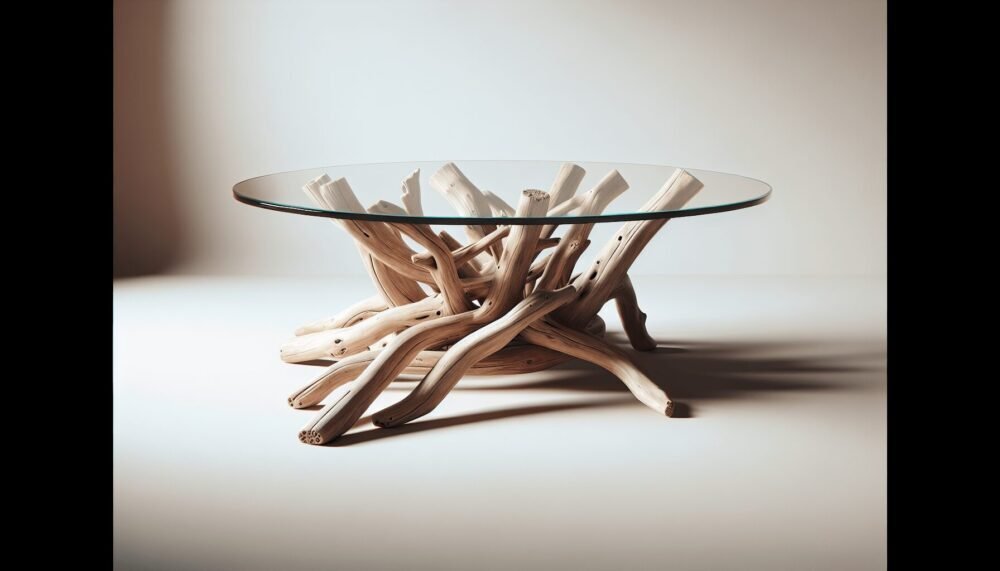 Driftwood Glass Top Coffee Table Driftwood Glass Top Coffee Table