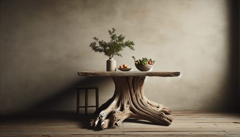 driftwood kitchen table 1